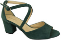 Dámská obuv Sandály Zelená semišová kůže 111 ElitaBut