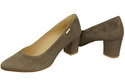 Dámská obuv Pumpkins Light Brown Suede Natural Leather 106 ElitaBut