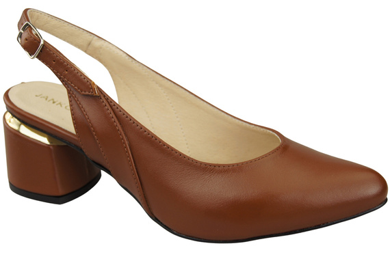 Dámská obuv Sandály Hnědá přírodní kůže 196 ElitaBut