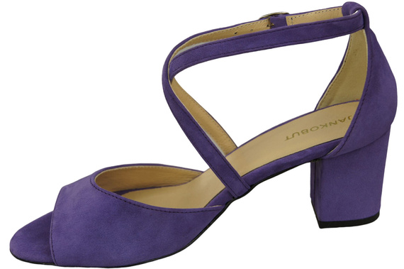 Dámská obuv Sandály Fialová přírodní kůže Semiš 111 ElitaBut