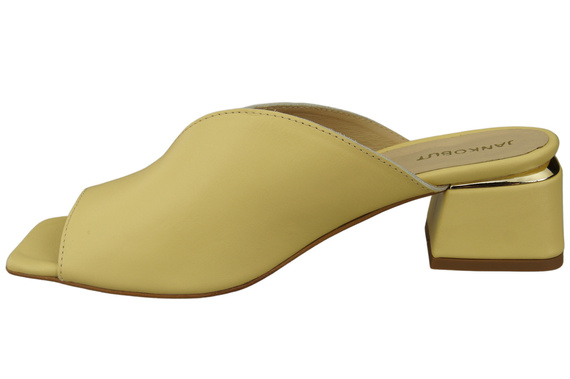 Dámská obuv Žabky na podpatku Banana Natural Leather 210 ElitaBut