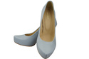 Dámská obuv Light Blue Stiletto pumps Přírodní kůže 205 ElitaBut