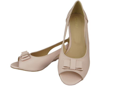 Dámské sandály Powder Pink Natural Leather 145 ElitaBut