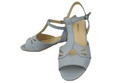 Dámská obuv Sandály Light Blue Natural Leather 169 ElitaBut