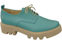 Dámská obuv se šněrováním Obuv z tyrkysové kůže Natural 180 ElitaBut