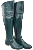 Dámské kozačky Malachite Musketeers Vysoké nad kolena z přírodní kůže 638 ElitaBut
