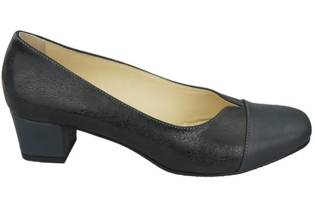 Dámská obuv Přírodní kožené lodičky 164 Graphite ElitaBut