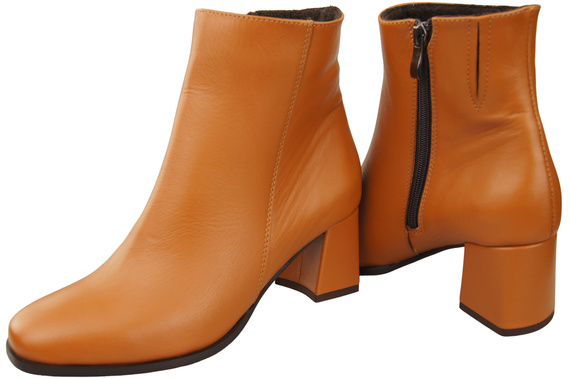 Dámská obuv Červené boty pro Zimní přírodní kůže 214 Z ElitaBut