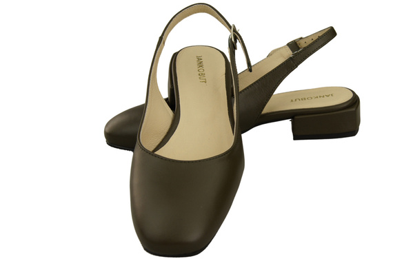 Dámská obuv Olive Sandály na plochém podpatku Přírodní kůže 206 ElitaBut