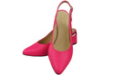 Dámská obuv Sandály Neon Pink Natural Leather 196 ElitaBut