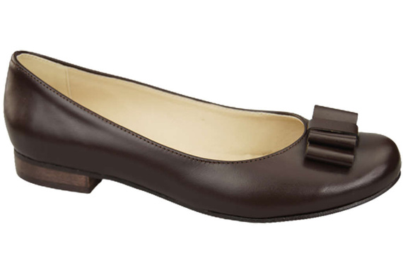 Dámské baletní boty z přírodní kůže 702 ElitaBut