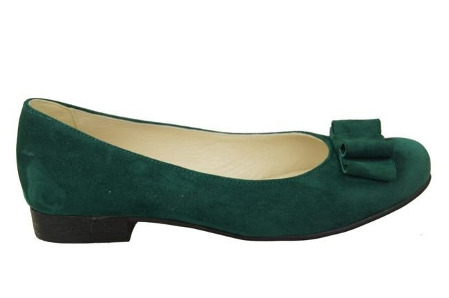 Dámské boty Balerina Malachite přírodní kůže Semiš 126 ElitaBut