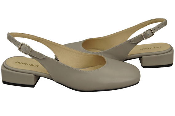 Dámská obuv Sandály Bright Ash Flat Heel Natural Leather 206 ElitaBut