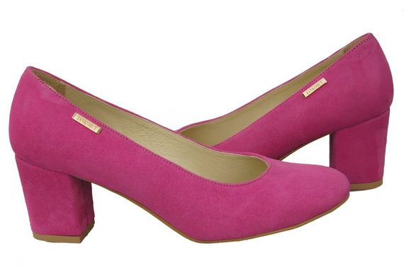 Dámská obuv Fuchsia Natural Suede Leather 125 ElitaBut