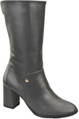Obuv Dámské kozačky Graphite to Half Calf přírodní kůže 189 ElitaBut