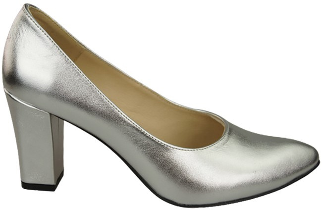 Dámská obuv Silver Natural Leather pumps 170 ElitaBut