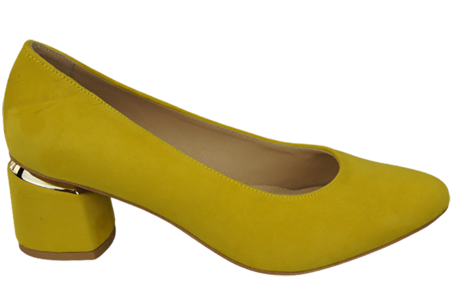 Dámské lodičky Lemon z přírodní semišové kůže 143 Z ElitaBut