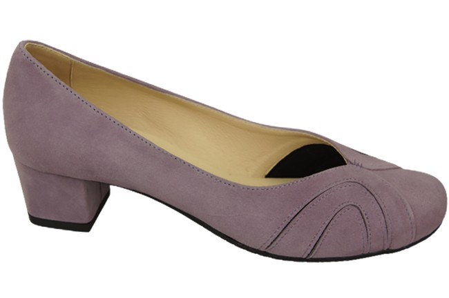 Dámská obuv Semišové kožené lodičky Lila 786 Z ElitaBut