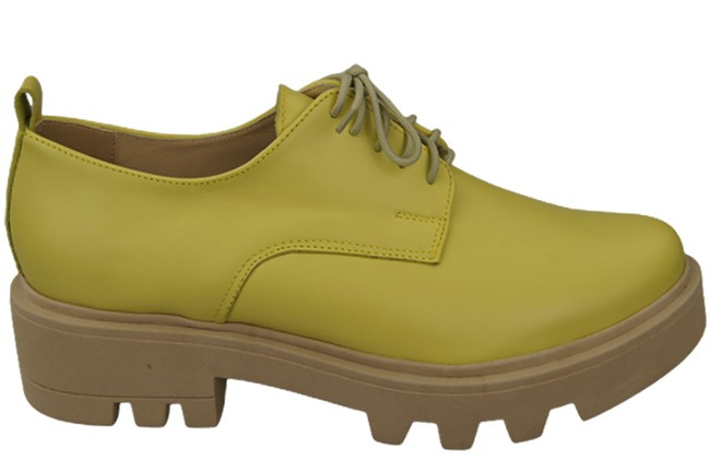 Dámské šněrovací boty Lemon Leather Natural 180 ElitaBut