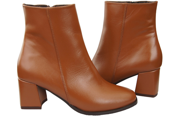 Obuv Dámské boty Hnědé pro Zimní přírodní kůže 214 Z ElitaBut