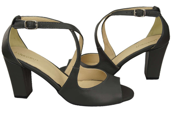 Dámská obuv Sandály Graphite Natural Leather 186 ElitaBut