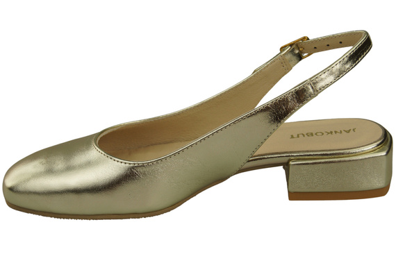 Dámské sandály na plochém podpatku z přírodní kůže 206 ElitaBut