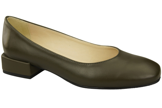 Pohodlná dámská obuv Olive Flat pumps Natural leather 204 ElitaBut
