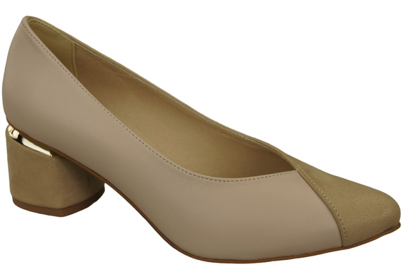 Výjimečné dámské boty Cappuccino Bright Natural Leather Feel the Luxury on Your Feet 191 ElitaBut