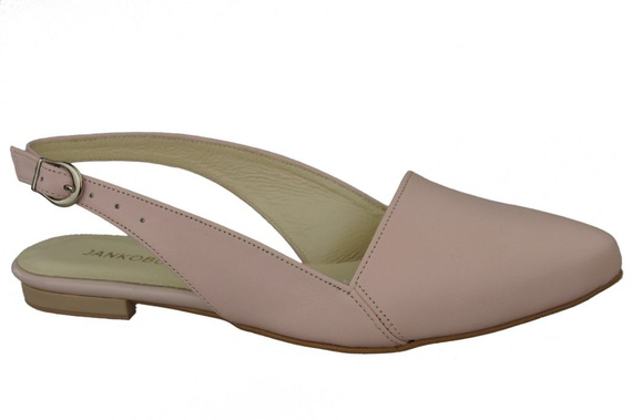 Dámská obuv Sandály Powder Pink Natural Leather 996 ElitaBut