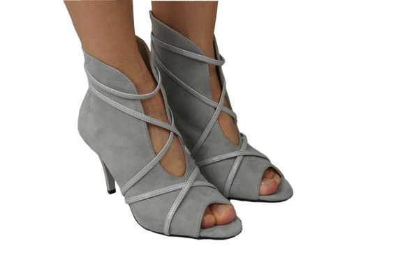 Dámská obuv Peep Toe Natural Leather Ash 107 ElitaBut