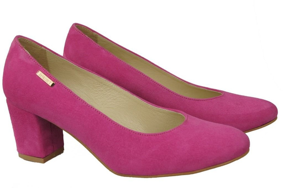 Dámská obuv Fuchsia Natural Suede Leather 125 ElitaBut