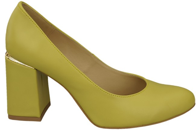 Dámská obuv Lemon leather pumps 179 ElitaBut