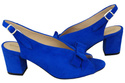Dámská obuv Sandály Azure natural leather Suede 148 ElitaBut