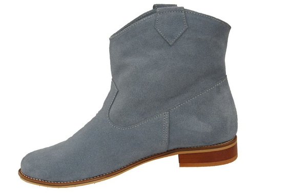 Dámské kozačky Ash kůže Jaro / Podzim přírodní velur 132 L ElitaBut