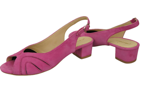 Dámská obuv Sandály semišová kůže Fuchsia 991 ElitaBut