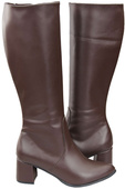 Dámské kozačky Classic přírodní kůže Chocolate 175 ElitaBut