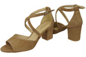 Dámská obuv Olive Leather Suede Sandals 111 ElitaBut