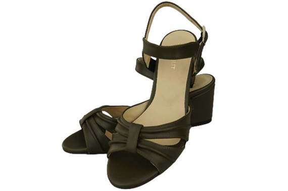 Dámská obuv Olive Leather Sandals 168 ElitaBut