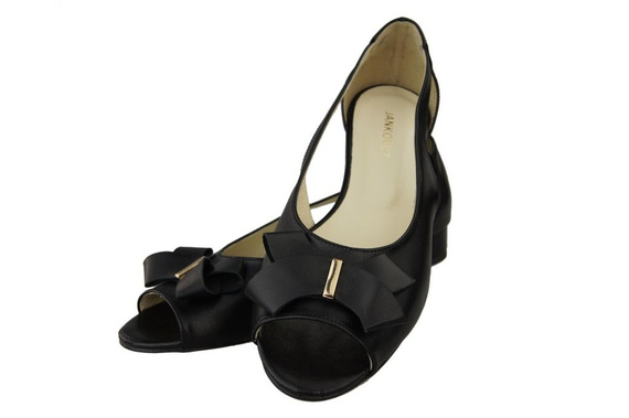 Obuv Dámské sandály Černá přírodní kůže 994 ElitaBut