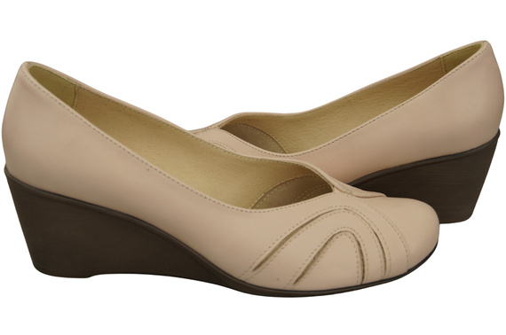 Boty na kotníku Pink Powder Dámské lodičky z přírodní kůže 828 ElitaBut