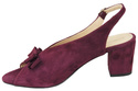 Dámská obuv Sandály Maroon Natural Leather Suede 148 ElitaBut