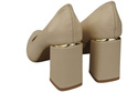 Dámská obuv Beige Natural Leather 179 ElitaBut