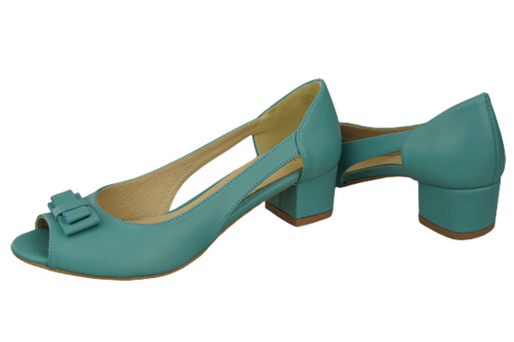Dámská obuv Tyrkysové sandály Přírodní kůže 145 ElitaBut