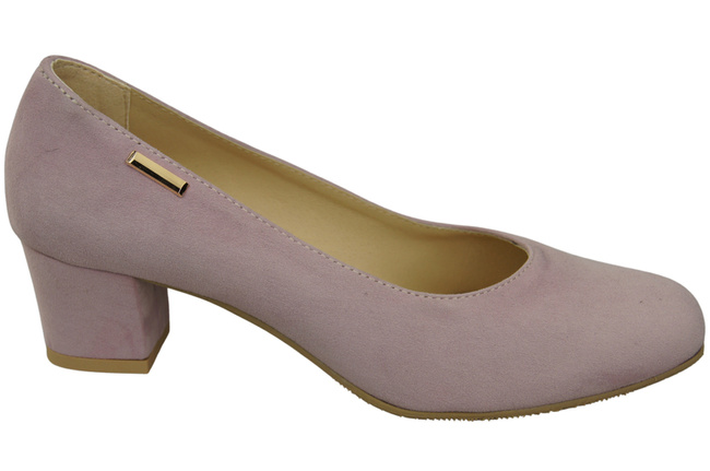 Pohodlná dámská obuv Bright Lilac Suede Natural Leather 172 Od ElitaBut