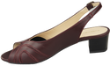 Dámská obuv Přírodní kůže Sandály Maroon 991 ElitaBut