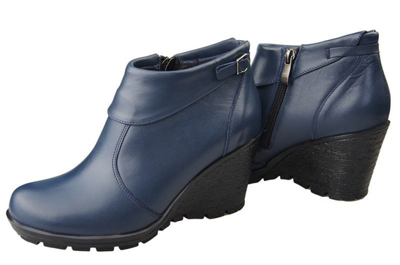 Obuv Dámské kotníkové boty z přírodní kůže Grant 739 ElitaBut