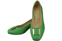 Dámská obuv Natural Leather 187 Lime pumps ElitaBut