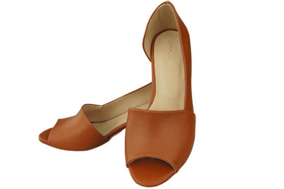 Dámská obuv Červené sandály Přírodní kůže 147 ElitaBut