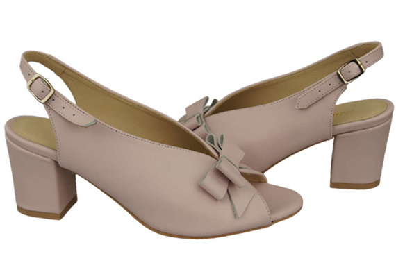 Dámská obuv Sandály Pink Powder natural leather Faced 148 L ElitaBut