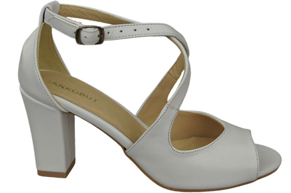 Dámská obuv Sandály White Natural Leather 186 ElitaBut